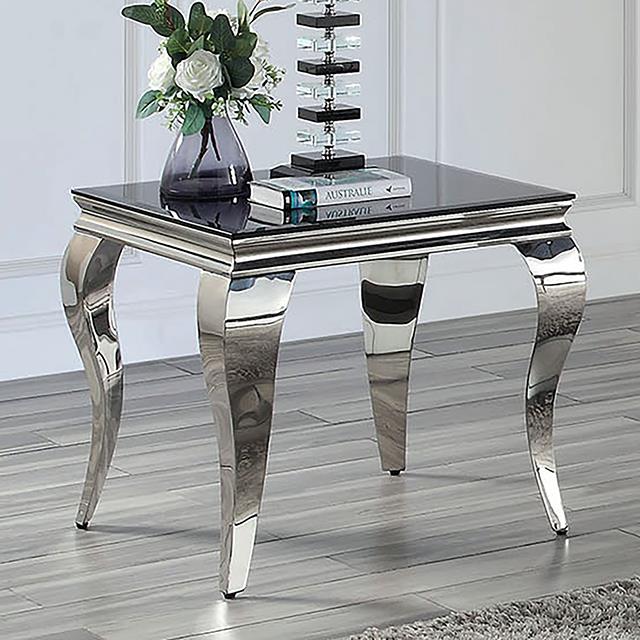 Furniture of America Wetzikon CM4903BK-E-TABLE End Table IMAGE 1